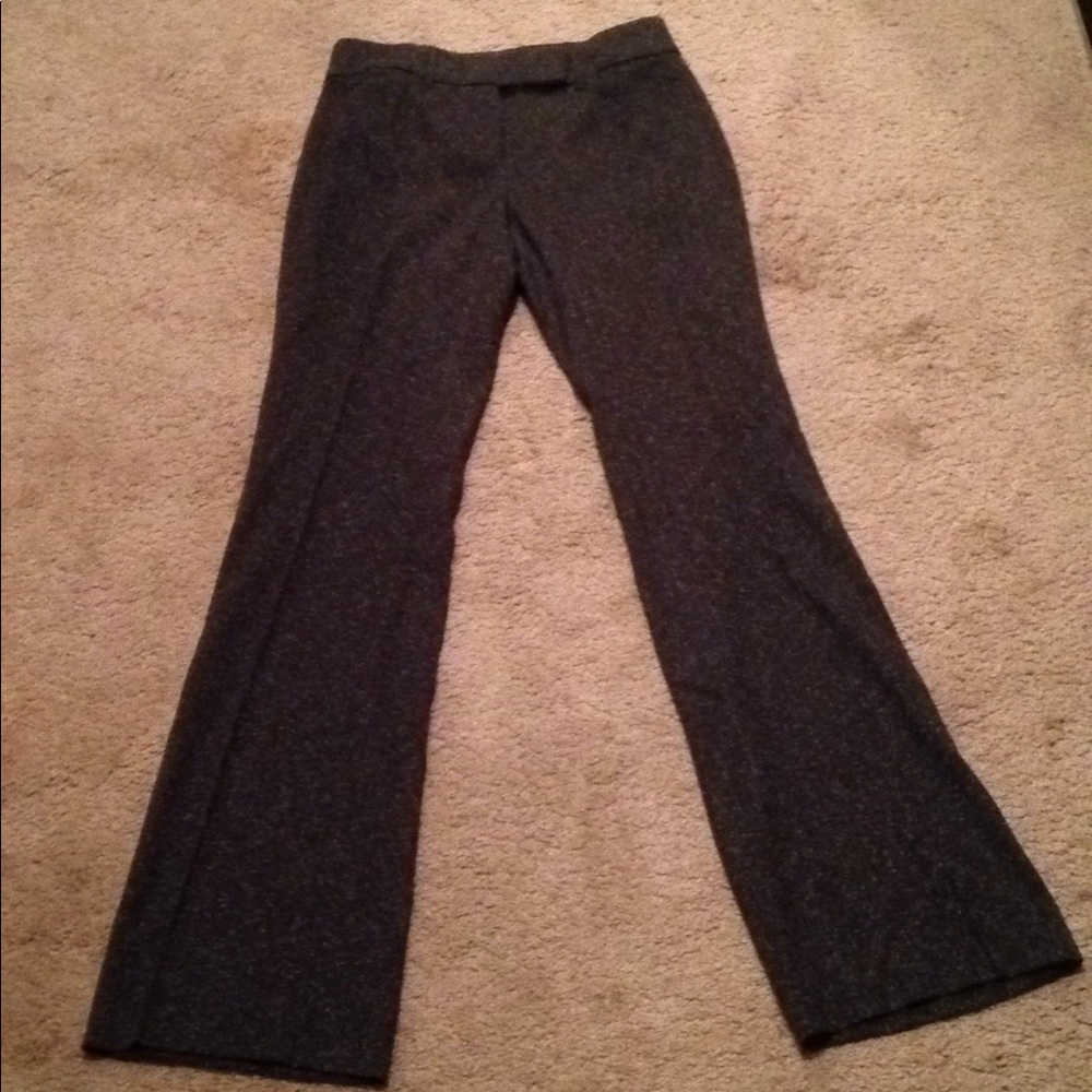 Speckled Grey WHBM Suit Pants with Bootcut Leg